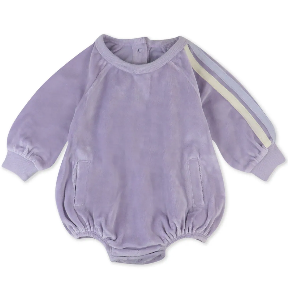 Cozy Velour Bubble Romper