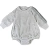 Cozy Velour Bubble Romper