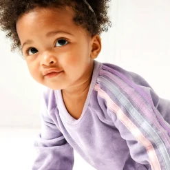 Cozy Velour Bubble Romper