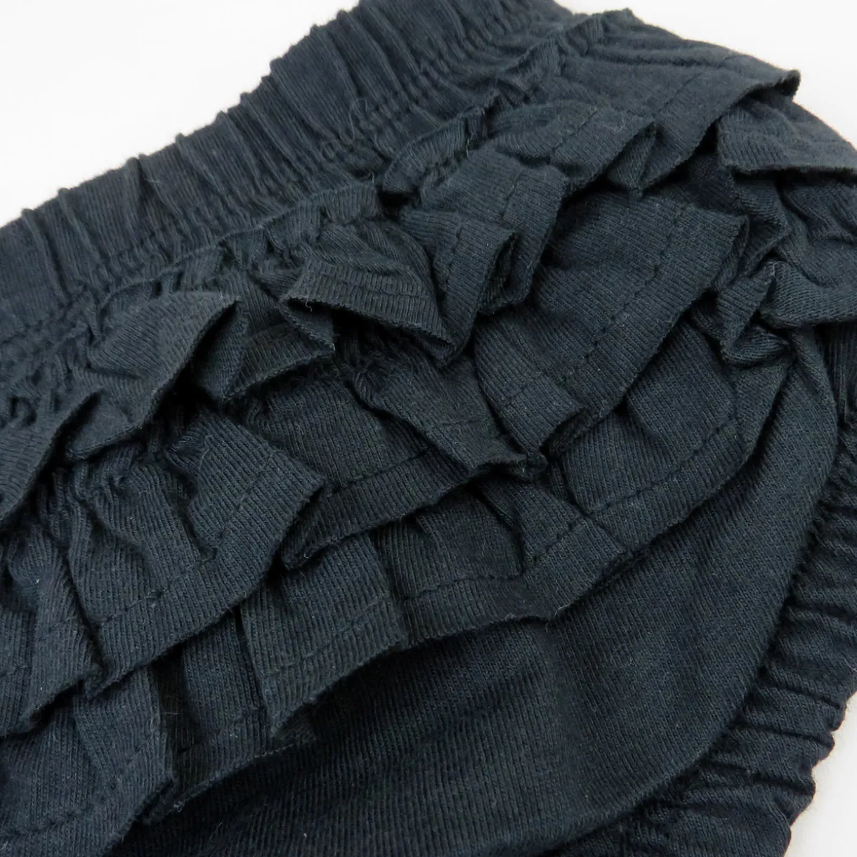 Long Sleeve Ruffle Shoulder Top with Bloomer Set