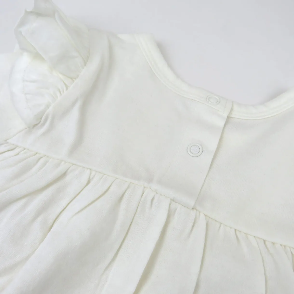 Long Sleeve Ruffle Shoulder Top with Bloomer Set