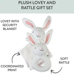 Lovey and Rattle BUNNY SWEET Gift Set