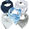 Multipack Organic Cotton Reversible Bandana Bibs