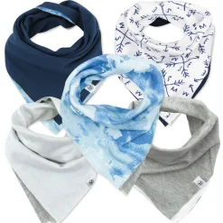 Multipack Organic Cotton Reversible Bandana Bibs