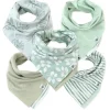 Multipack Organic Cotton Reversible Bandana Bibs
