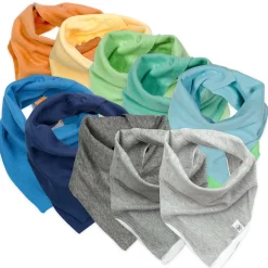 Multipack Organic Cotton Reversible Bandana Bibs