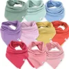 Multipack Organic Cotton Reversible Bandana Bibs