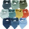 Multipack Organic Cotton Reversible Bandana Bibs