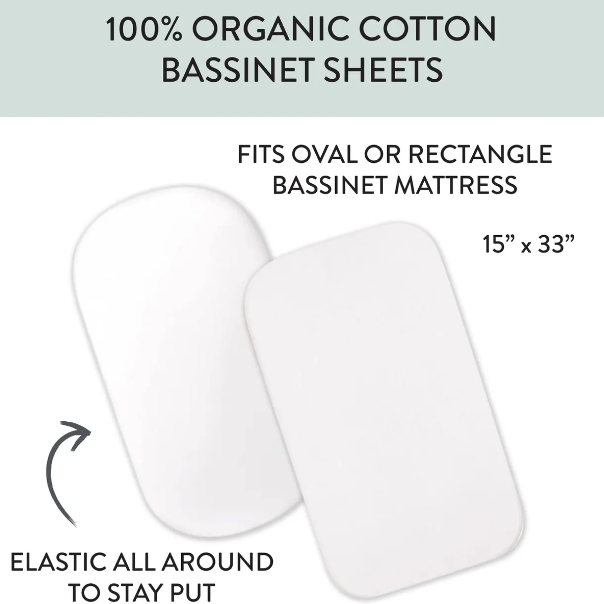 Organic Cotton Bassinet Sheet
