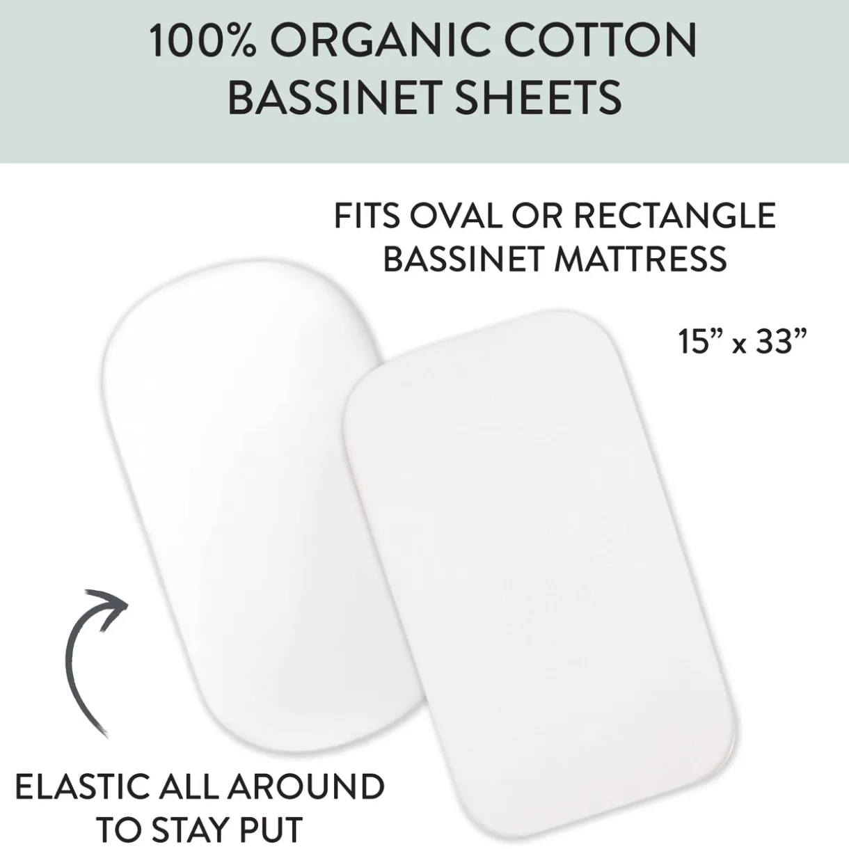 Organic Cotton Bassinet Sheet