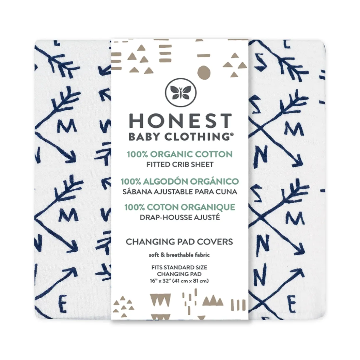 Organic Cotton Changing Pad Cover
