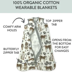 Organic Cotton Classic Wearable Blanket