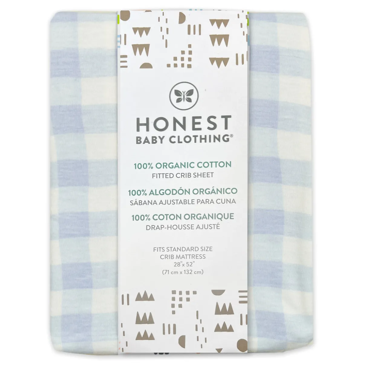 Organic Cotton Fitted Crib Sheet