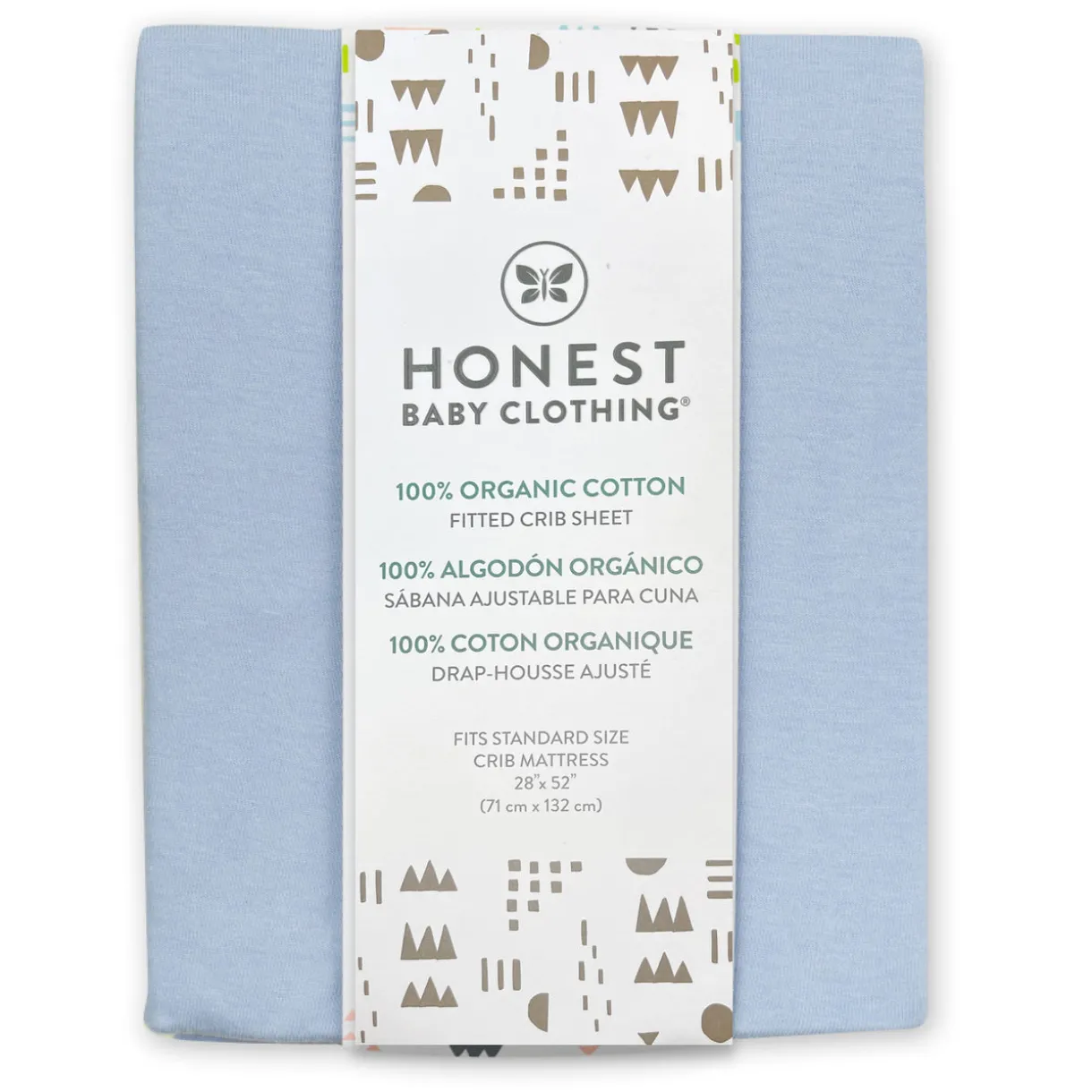 Organic Cotton Fitted Crib Sheet