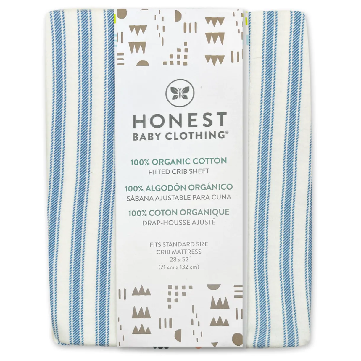 Organic Cotton Fitted Crib Sheet