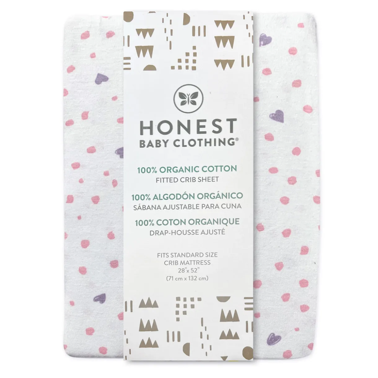 Organic Cotton Fitted Crib Sheet