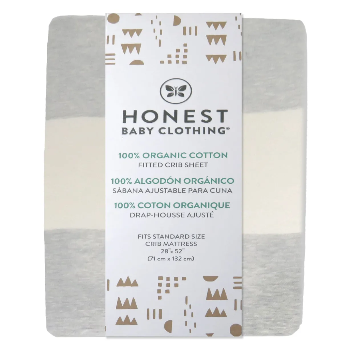 Organic Cotton Fitted Crib Sheet