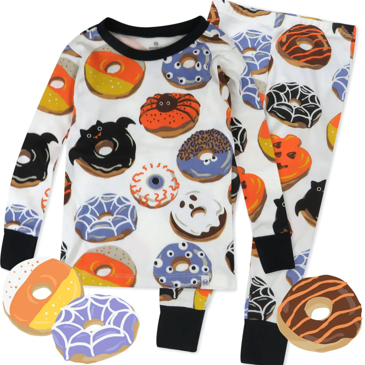Organic Cotton Fun Foods Pajamas For Babies & Toddlers