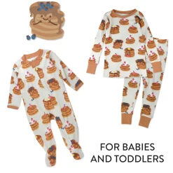 Organic Cotton Fun Foods Pajamas For Babies & Toddlers
