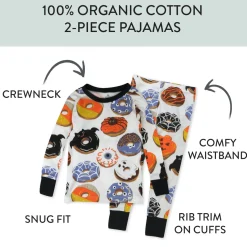 Organic Cotton Fun Foods Pajamas For Babies & Toddlers