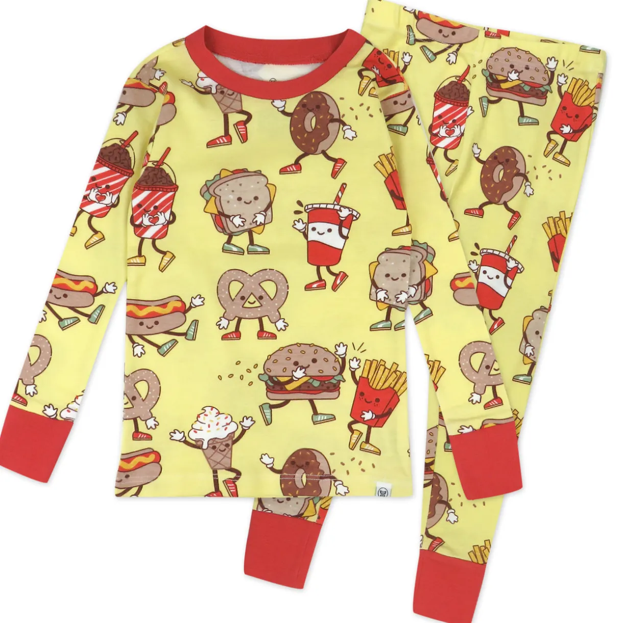 Organic Cotton Fun Foods Pajamas For Babies & Toddlers