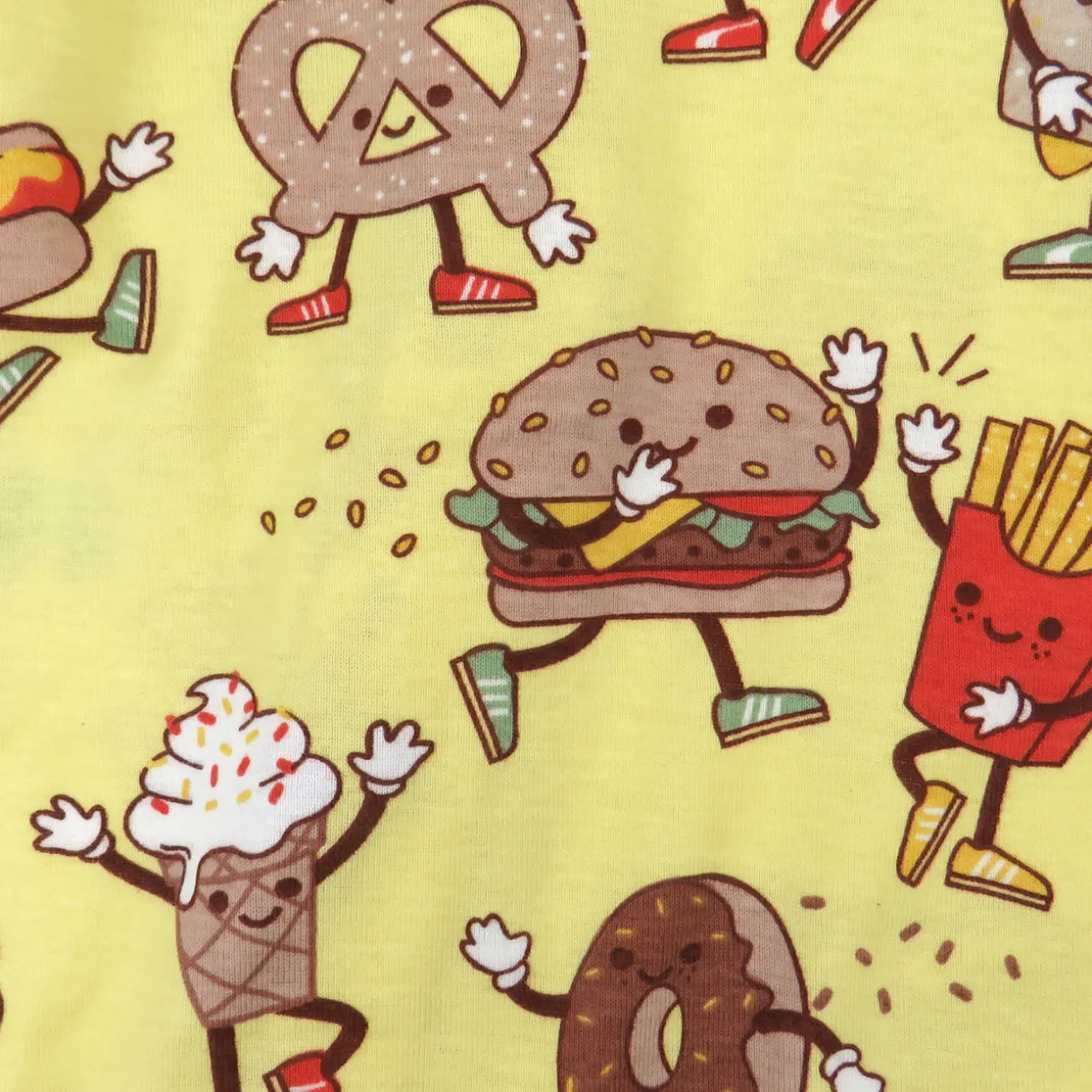 Organic Cotton Fun Foods Pajamas For Babies & Toddlers