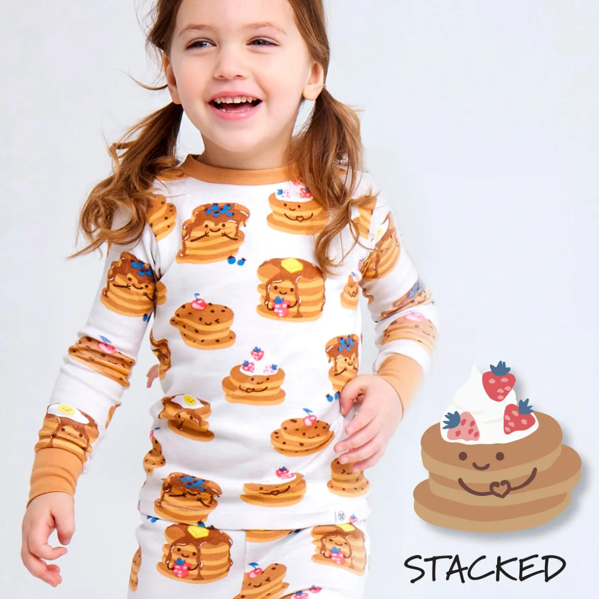 Organic Cotton Fun Foods Pajamas For Babies & Toddlers