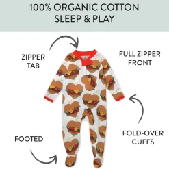 Organic Cotton Fun Foods Pajamas For Babies & Toddlers