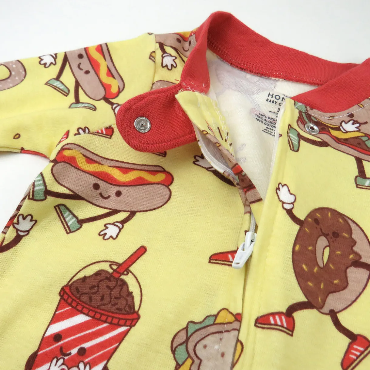 Organic Cotton Fun Foods Pajamas For Babies & Toddlers