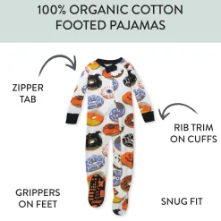Organic Cotton Fun Foods Pajamas For Babies & Toddlers