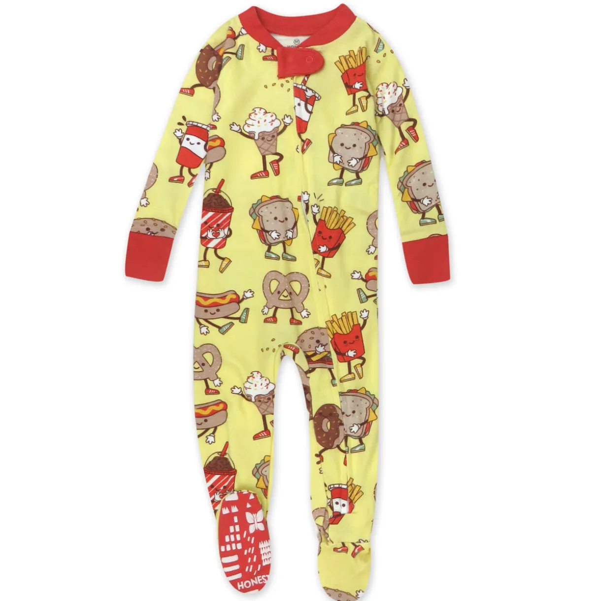 Organic Cotton Fun Foods Pajamas For Babies & Toddlers