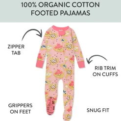 Organic Cotton Fun Foods Pajamas For Babies & Toddlers