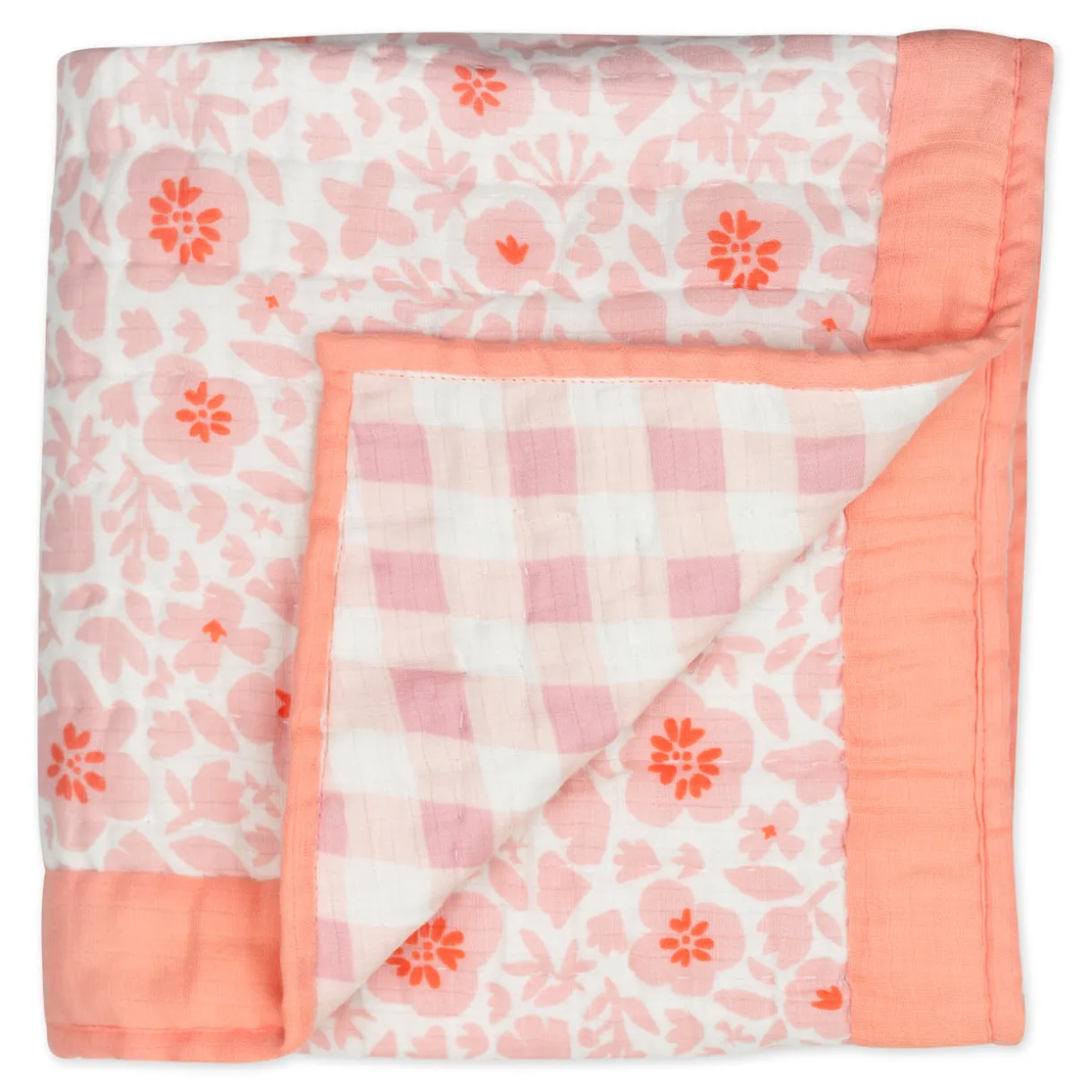Organic Cotton Hand-Quilted Blanket