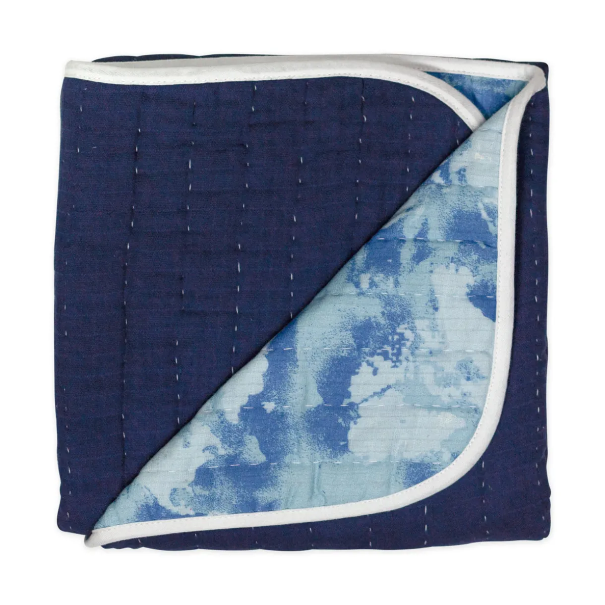 Organic Cotton Hand-Quilted Blanket