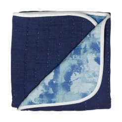 Organic Cotton Hand-Quilted Blanket