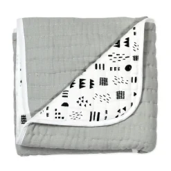 Organic Cotton Hand-Quilted Blanket