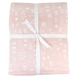 Organic Cotton Hand-Quilted Reversible Baby Blanket