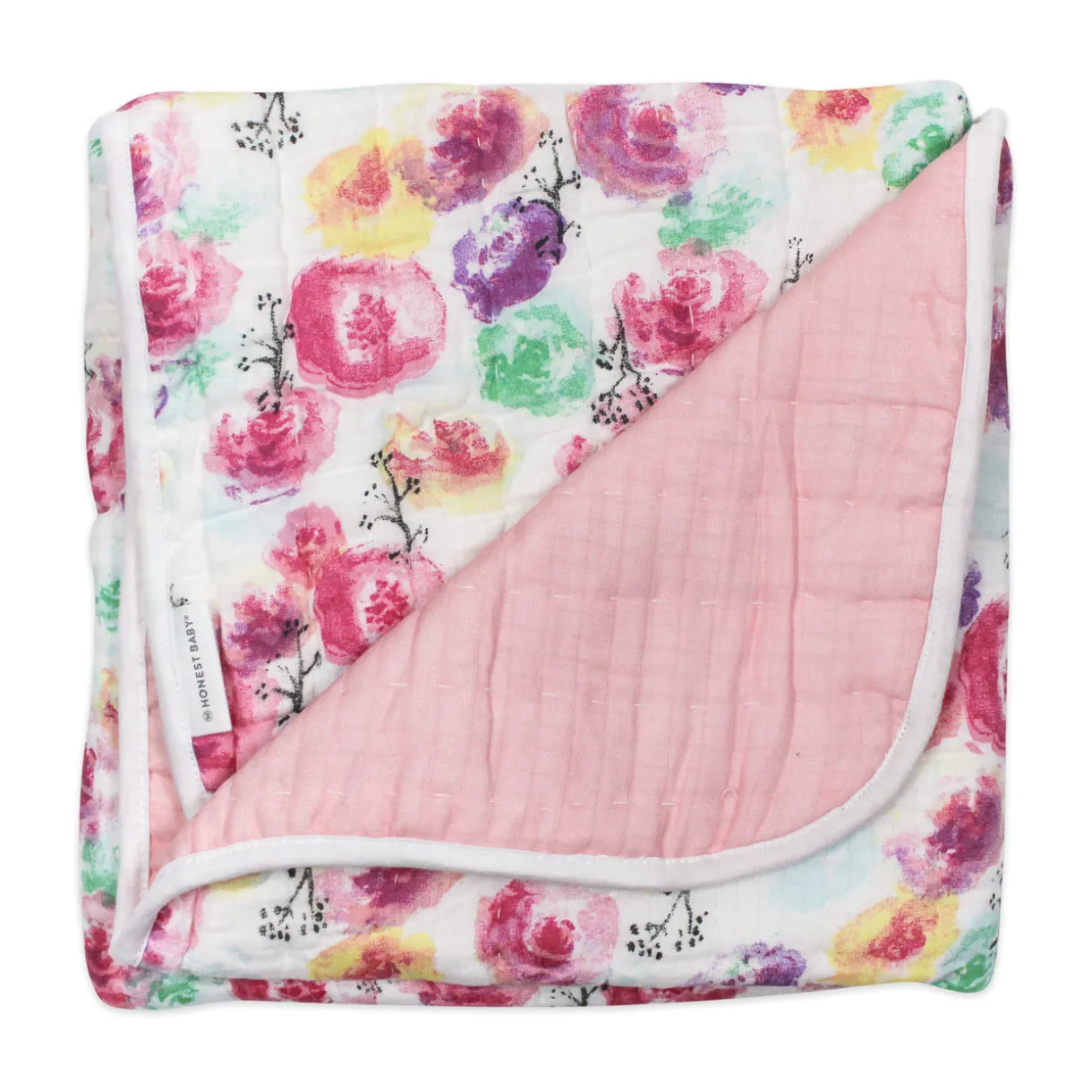 Organic Cotton Hand-Quilted Blanket