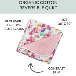 Organic Cotton Hand-Quilted Blanket