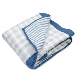 Organic Cotton Hand-Quilted Blanket