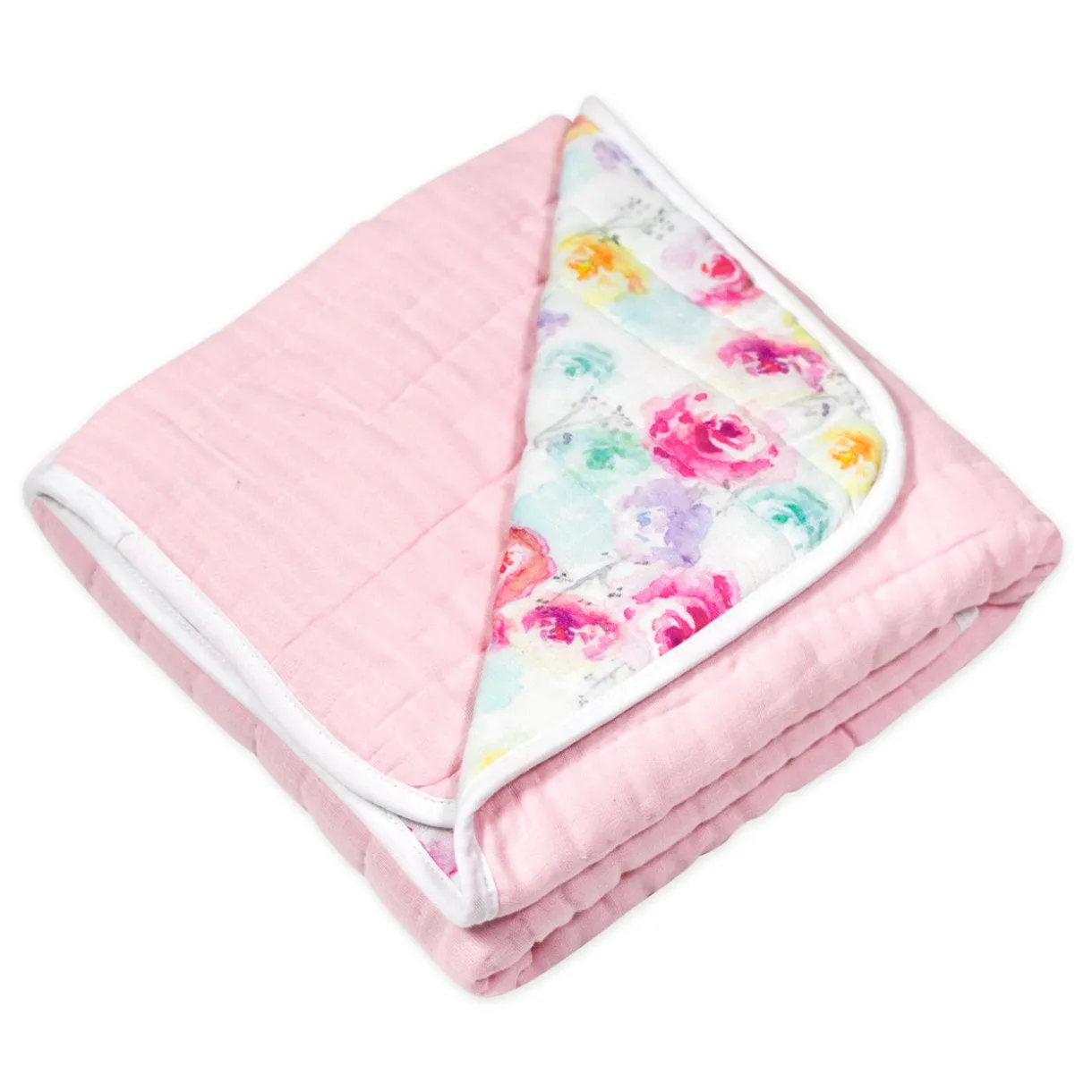 Organic Cotton Hand-Quilted Blanket