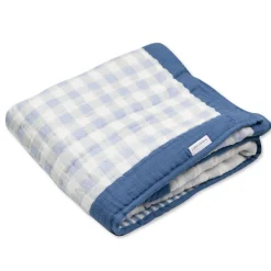 Organic Cotton Hand-Quilted Blanket