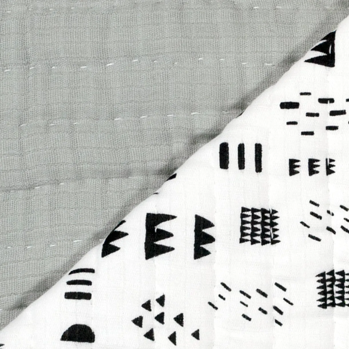 Organic Cotton Hand-Quilted Blanket