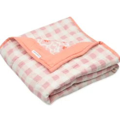Organic Cotton Hand-Quilted Blanket