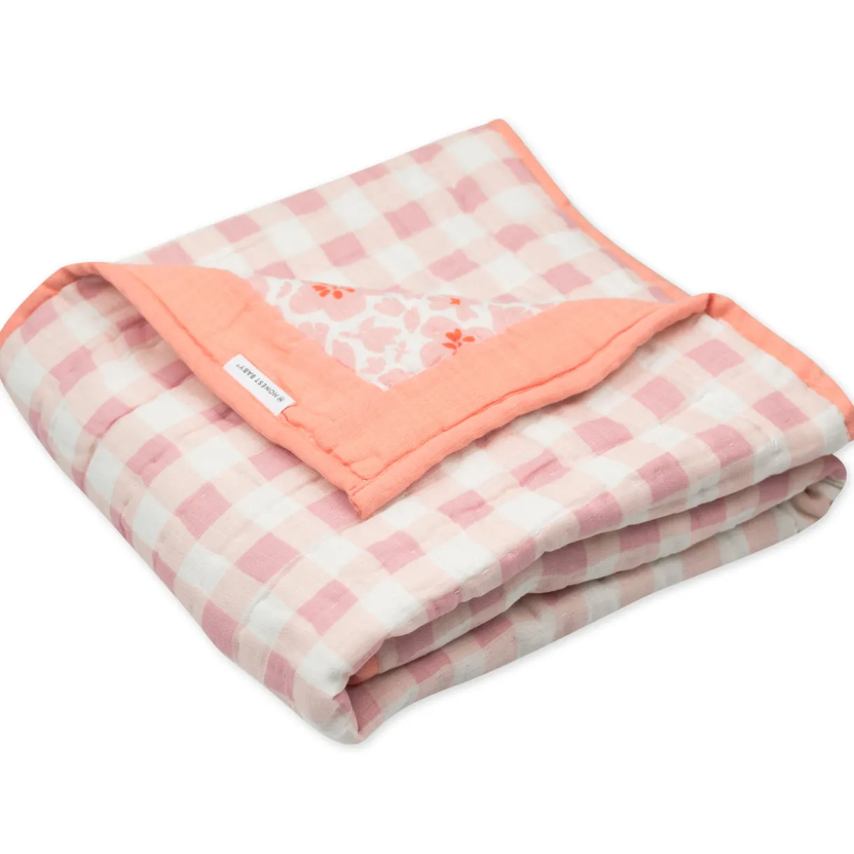 Organic Cotton Hand-Quilted Blanket
