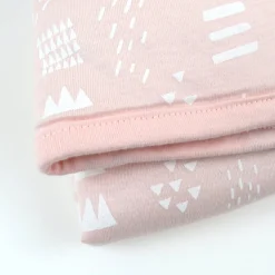 Organic Cotton Hand-Quilted Reversible Baby Blanket