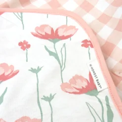 Organic Cotton Hand-Quilted Reversible Baby Blanket