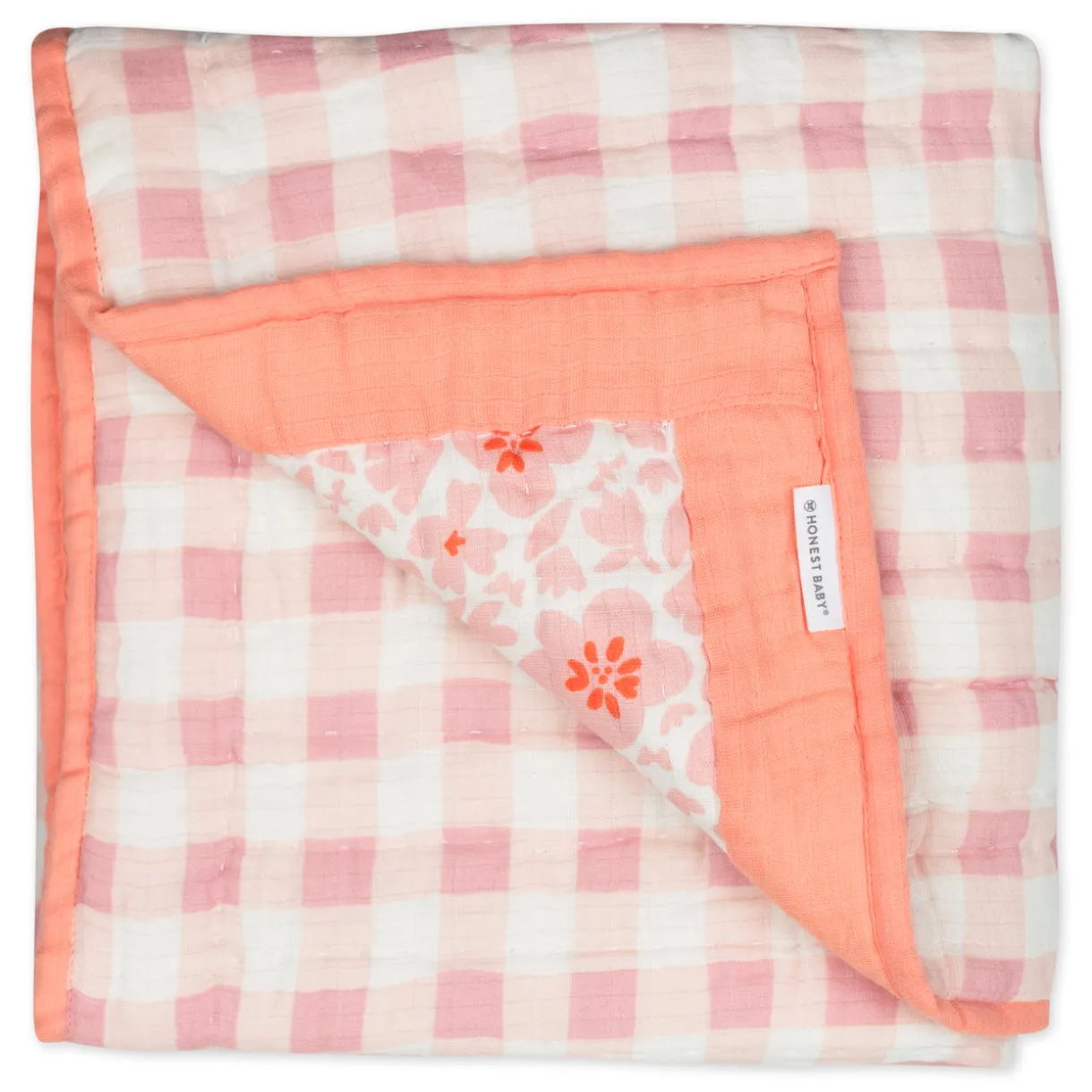Organic Cotton Hand-Quilted Blanket