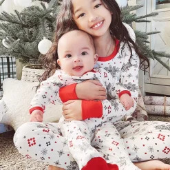 Organic Cotton Holiday Matching Family Pajamas