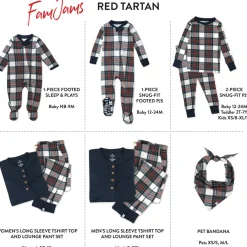 Organic Cotton Holiday Matching Family Pajamas